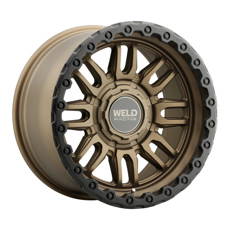 Weld W18079026450 - WELW18079026450 - Weld Off-Road Swift 17x9in - 5x114.3 / 5x127 BP - ET-12 - 78.1mm CB- Satin Bronze Wheel & Black Ring - Shipped in Europe - Tuningsupply.com