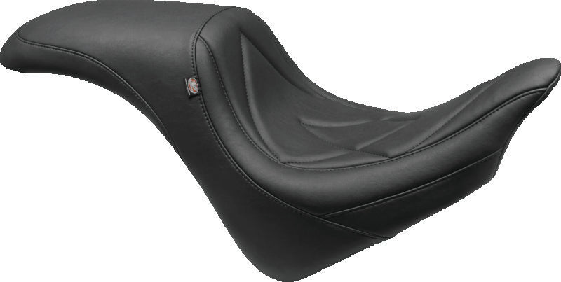 Mustang Motorcycle 79533 - MMP79533 - Mustang 06-17 Harley Softail Wide Tire (200mm) Wide Touring Recessed Passenger Seat w/Studs - Black - Shipped in Europe - Tuningsupply.com