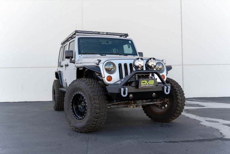 DV8 Offroad LPBM-02 - DVELPBM-02 - DV8 Offroad Fairlead Mounted Flip-Up License Plate Bracket - Shipped in Europe - Tuningsupply.com