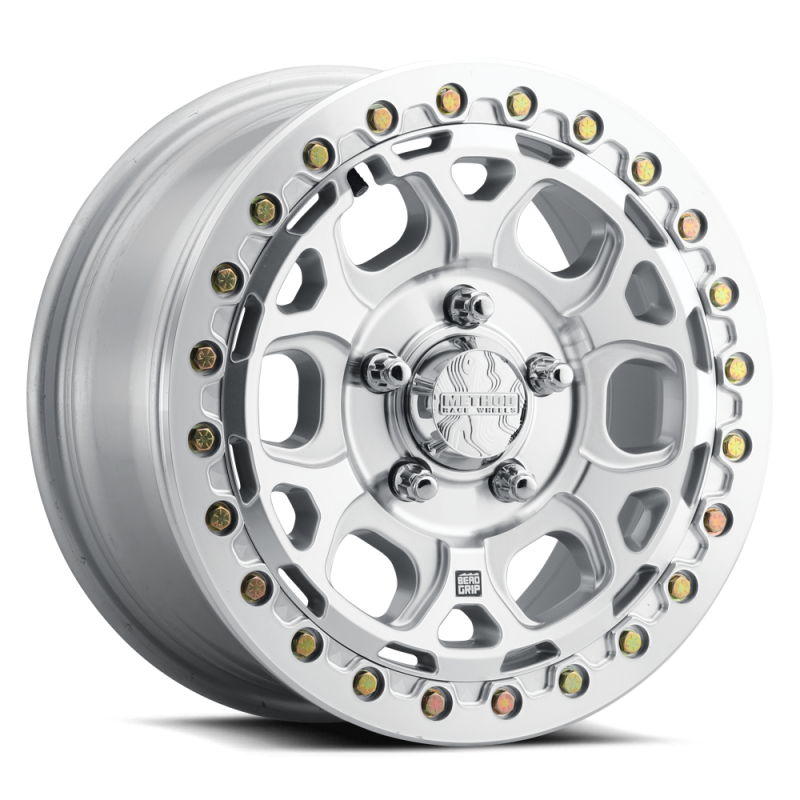 Method Wheels MR41657012361B - MRWMR41657012361B - Method MR416 Beadlock 15x7 / 5x4.5 / 55mm Offset / 68.00mm Bore - Machined Clear Coat Wheel - Shipped in Europe - Tuningsupply.com