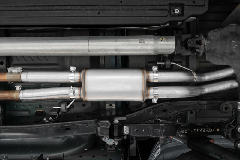 MBRP PS5264409 - MBRPS5264409 - MBRP 17-20 Ford F-150 Raptor 3.5L Ecoboost Dual Rear Exit T409 3in Resonator Back Exhaust System - Shipped in Europe - Tuningsupply.com