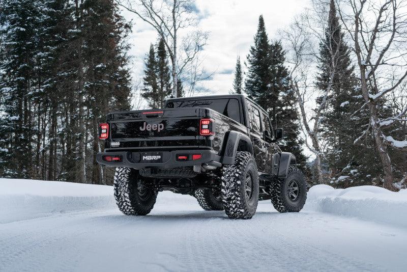 MBRP PS6502409 - MBRPS6502409 - MBRP 2021+ JEEP Gladiator JT 3.0L EcoDiesel XP Series T304SS 3in Filter Back w/ Rear Turn Down - Shipped in Europe - Tuningsupply.com