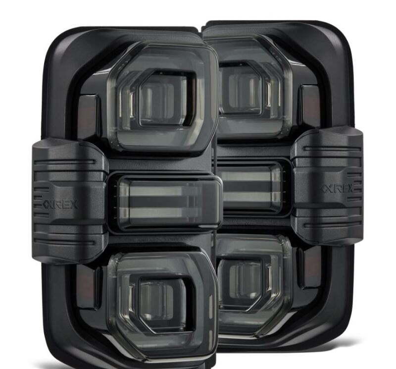 AlphaRex 659020 - ARX659020 - AlphaRex 21-24 Ford Bronco NOVA LED Tail Lights - Alpha-Black - Shipped in Europe - Tuningsupply.com