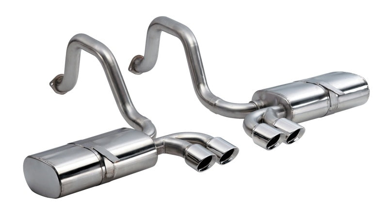 CORSA Performance 14111 - COR14111 - Corsa 1997-2004 Chevrolet Corvette C5 Z06 5.7L V8 Polished Sport Axle-Back Exhaust - Shipped in Europe - Tuningsupply.com