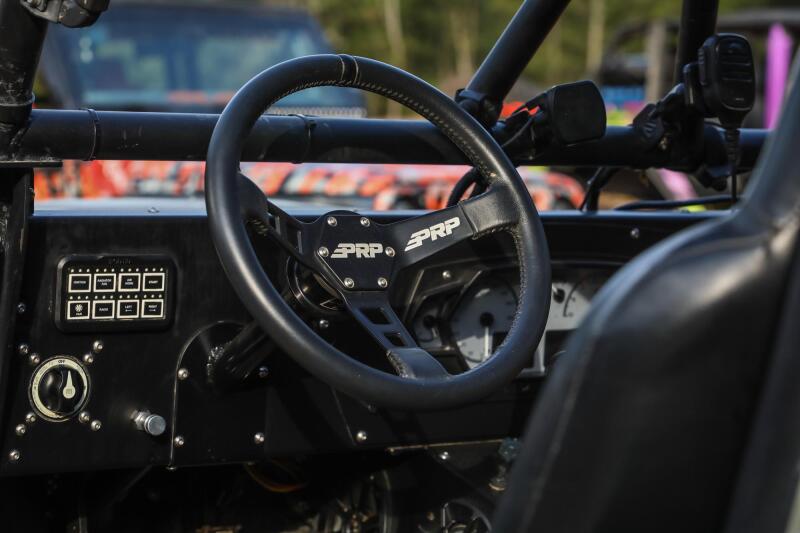 PRP Seats G110 - PRPG110 - PRP Deep Dish Leather Steering Wheel- Black - Shipped in Europe - Tuningsupply.com