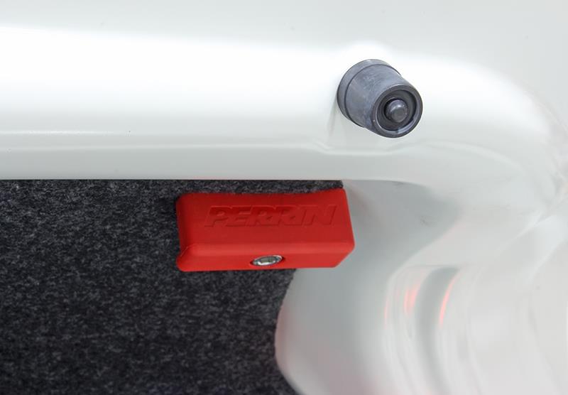 Perrin Performance PSP-INR-501 - PERPSP-INR-501 - PERRIN 13-25 Subaru BRZ & Toyota GR86/86/FR-S Trunk Handle - Red - Shipped in Europe - Tuningsupply.com