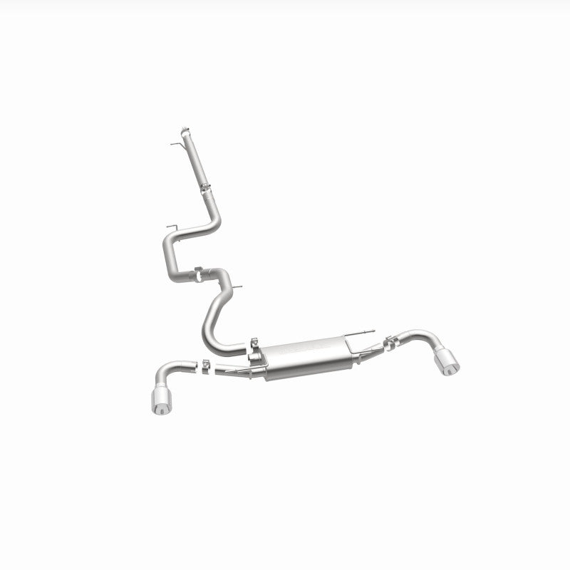 Magnaflow 15146 - MAG15146 - MagnaFlow 10-12 Mazda 3 L4 2.5L Hatchback Split Rear Exit Stainless Cat Back Performance Exhaust - Shipped in Europe - Tuningsupply.com