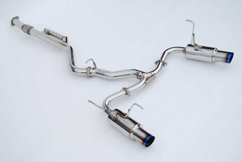 Invidia - INVHS22WRXGTT - Invidia 2022+ Subaru WRX N1 Twin Outlet Single Layer Tip Cat-Back Exhaust - Shipped in Europe - Tuningsupply.com