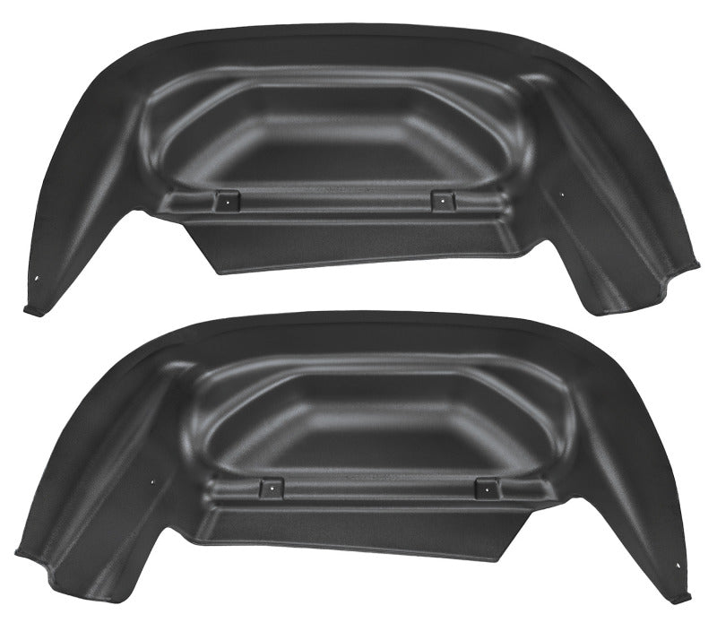 Husky Liners - HSL79011 - Husky Liners 14-15 Chevy/GMC Silverado/Sierra Black Rear Wheel Well Guards - Shipped in Europe - Tuningsupply.com
