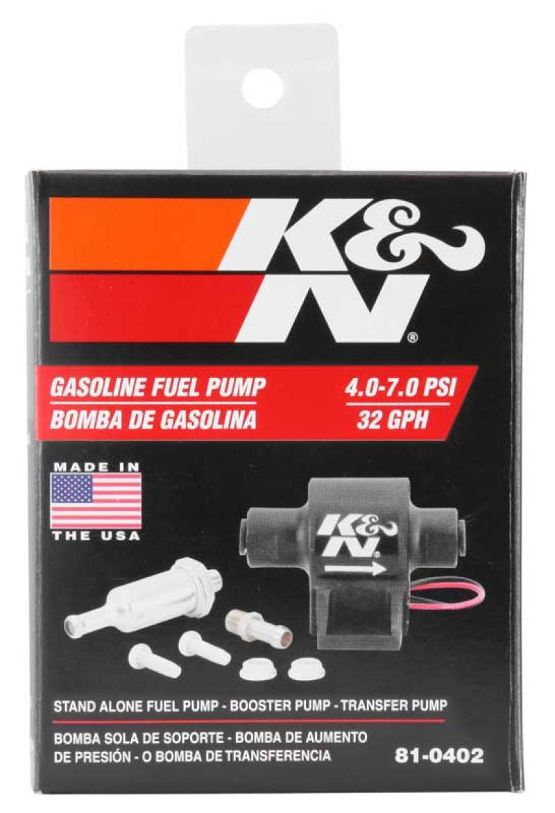 K&N Engineering 81-0402 - KNN81-0402 - K&N Performance Electric Fuel Pump 4-7 PSI - Shipped in Europe - Tuningsupply.com