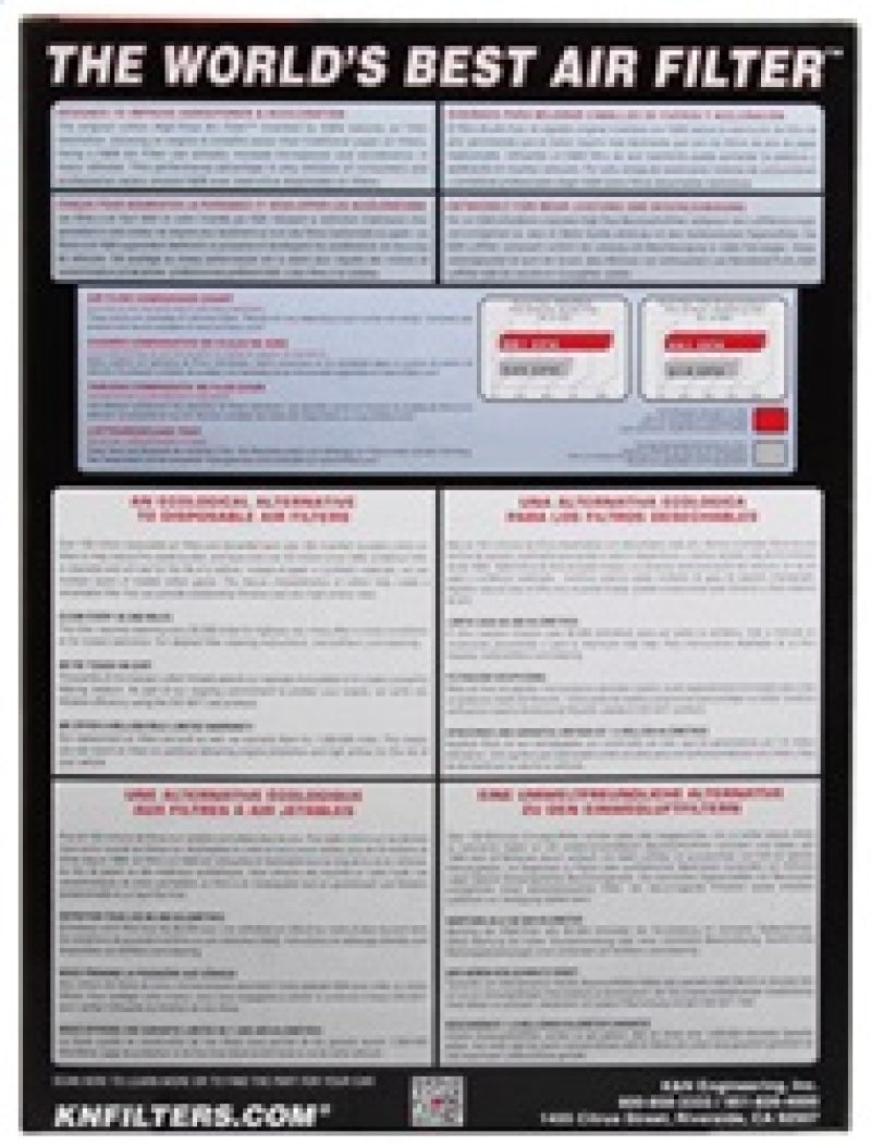 K&N Engineering 33-2370 - KNN33-2370 - K&N 07-10 Toyota Camry Drop In Air Filter - Shipped in Europe - Tuningsupply.com