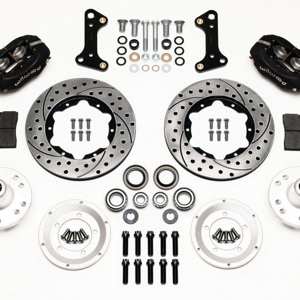 Wilwood 140-10996-D - WIL140-10996-D - Wilwood Forged Dynalite Front Kit 11.00in Drilled 67-69 Camaro 64-72 Nova Chevelle - Shipped in Europe - Tuningsupply.com