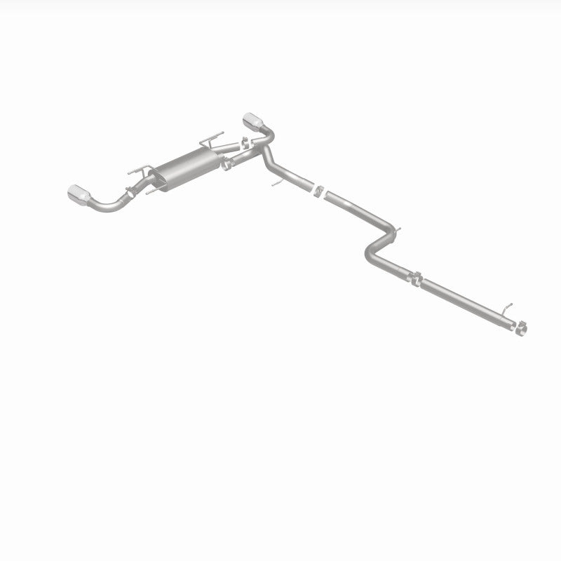 Magnaflow 15146 - MAG15146 - MagnaFlow 10-12 Mazda 3 L4 2.5L Hatchback Split Rear Exit Stainless Cat Back Performance Exhaust - Shipped in Europe - Tuningsupply.com