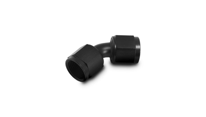 Vibrant 10715 - VIB10715 - Vibrant -12AN X -12AN Female Flare Swivel 45 Deg Fitting (AN To AN) -Anodized Black Only - Shipped in Europe - Tuningsupply.com