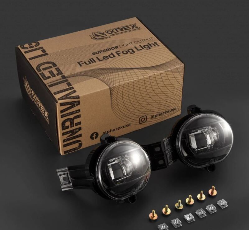 AlphaRex 210005 - ARX210005 - AlphaRex 02-08 Dodge Ram 1500/03-09 Ram 2500/3500 DoubleTap Dual Color LED Proj Fog Lights - Wt/Ambr - Shipped in Europe - Tuningsupply.com