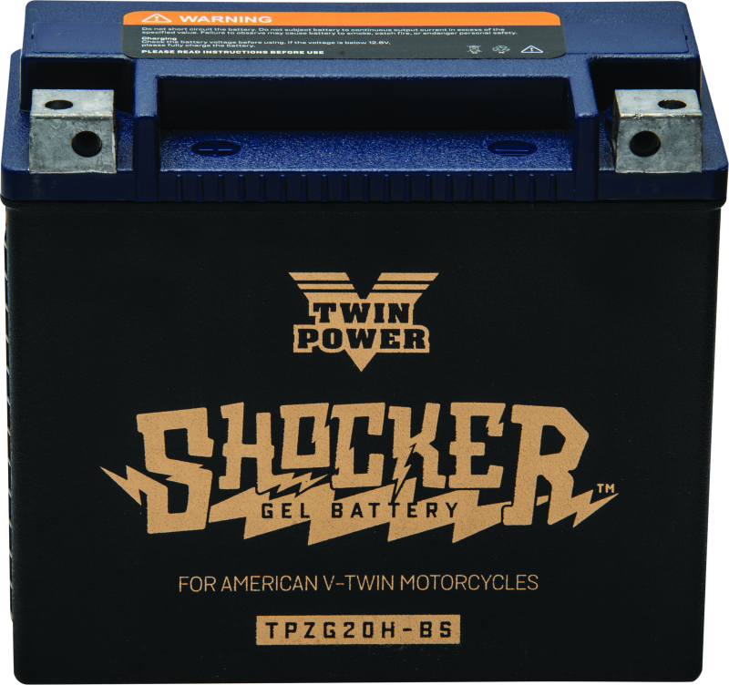 TwinPower 781233 - TWP781233 - Twin Power YTX-20H Shocker Gel Battery Replaces H-D 65991-82B 310 CCA - Shipped in Europe - Tuningsupply.com
