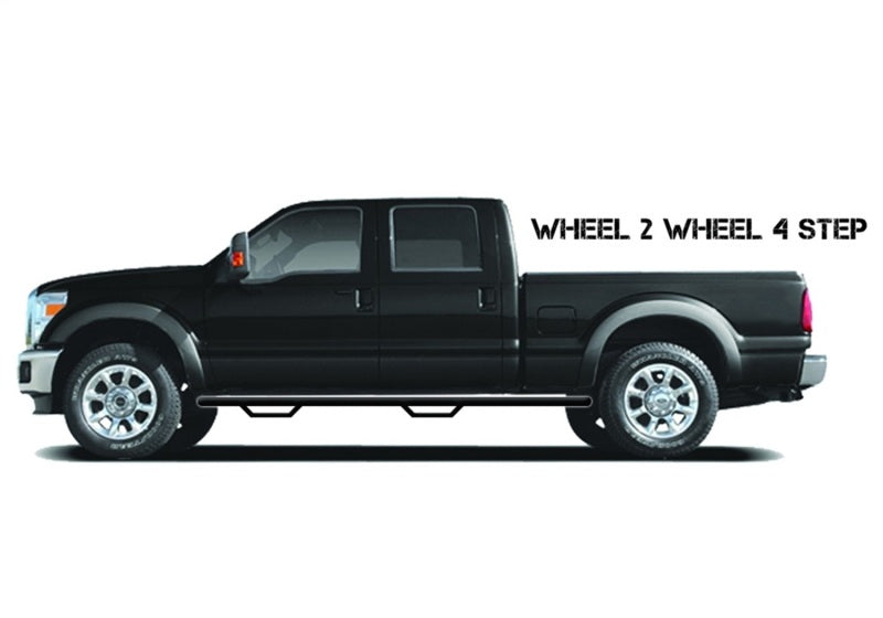 N-Fab - NFBT1678CC - N-Fab Nerf Step 16-17 Toyota Tacoma Double Cab - Gloss Black - Cab Length - 2in - Shipped in Europe - Tuningsupply.com