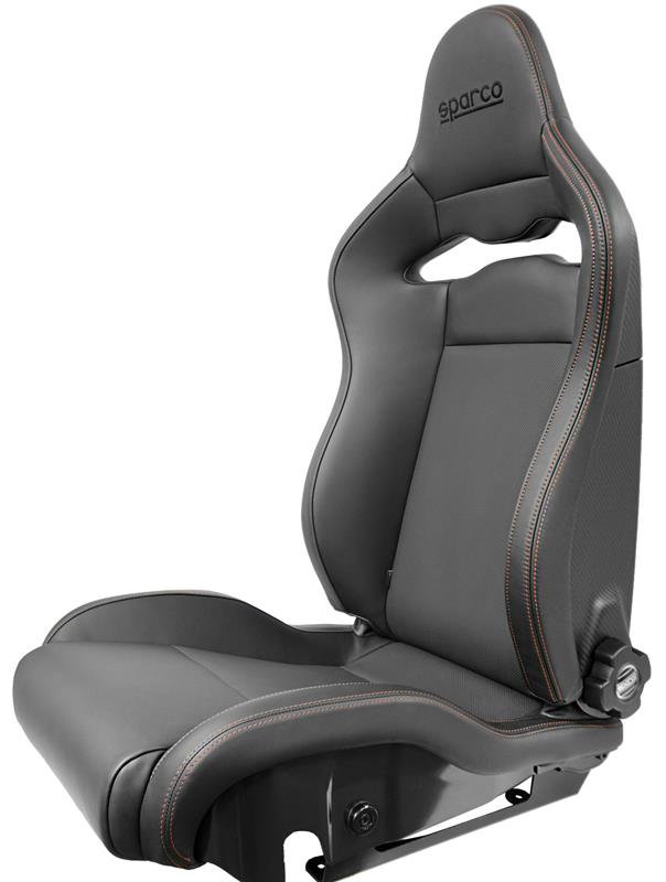 SPARCO - SPA00974ZNRDX - Sparco Seat SPX Leather/Alcantara Black - Right - Shipped in Europe - Tuningsupply.com