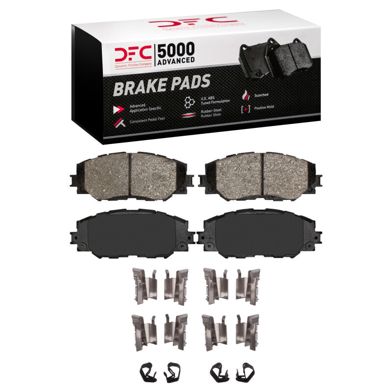 DFC - DFC4000-1210-01 - DFC 09-19 Toyota Corolla Front 4000 HybriDynamic Brake Pads and Hardware Kit - Shipped in Europe - Tuningsupply.com