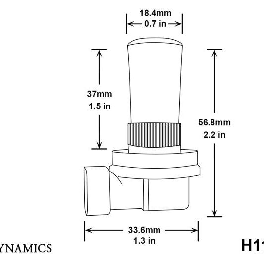 Diode Dynamics DD0158P - DIODD0158P - Diode Dynamics H11 HP48 LED - Cool - White (Pair) - Shipped in Europe - Tuningsupply.com