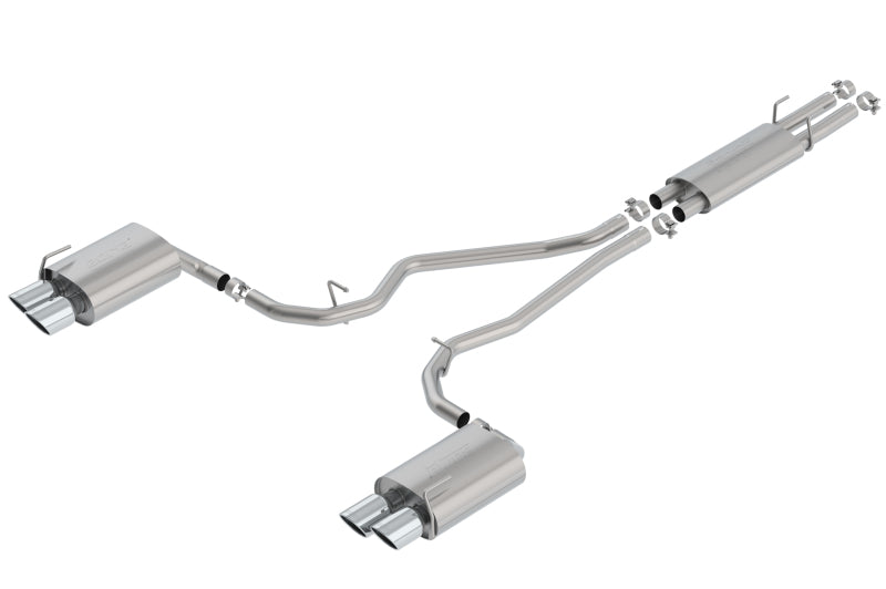 Borla 140820 - BOR140820 - Borla 2020 Ford Explorer ST 3.0L V6 2.25in S-type Exhaust - Chrome Tips - Shipped in Europe - Tuningsupply.com