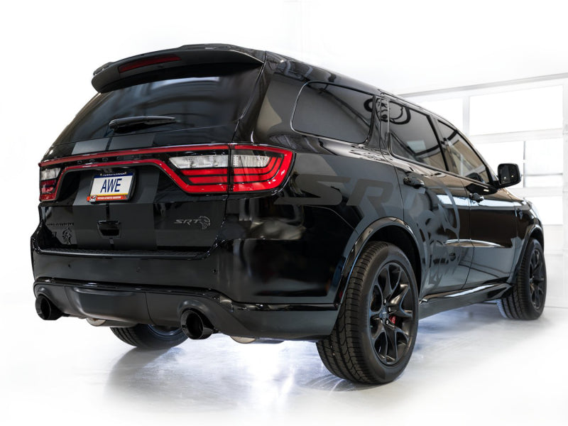 AWE Tuning 3015-33952 - AWE3015-33952 - AWE Tuning 18-23 Dodge Durango SRT & Hellcat Touring Edition Exhaust - Diamond Black Tips - Shipped in Europe - Tuningsupply.com