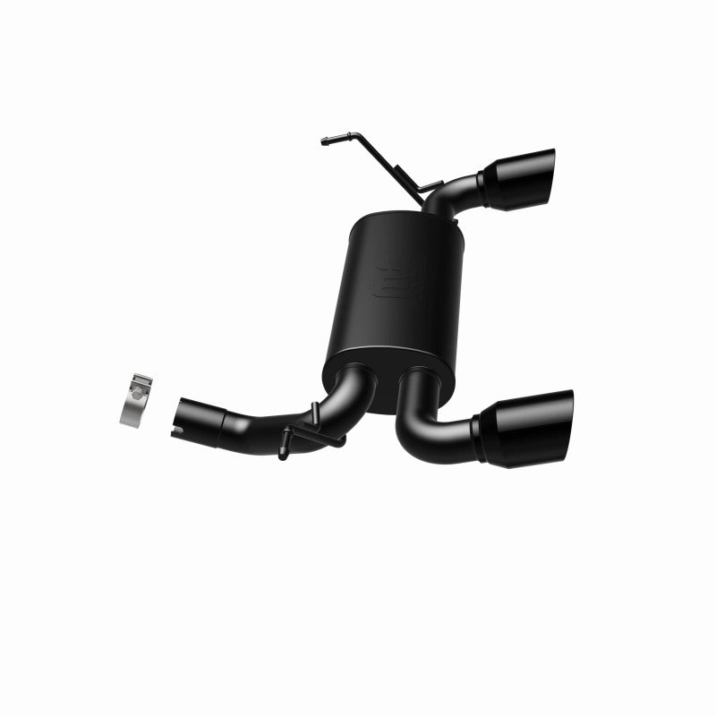 Magnaflow 15160 - MAG15160 - MagnaFlow 07-17 Jeep Wrangler JK 3.8/3.6L Dual Split Rear Exit Black Axle-Back Exhaust - Shipped in Europe - Tuningsupply.com
