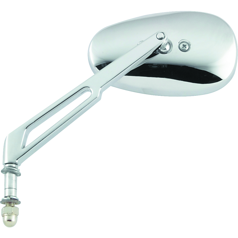 BikeMaster 601141 - BKM601141 - BikeMaster Harley Highrise Mirror 6-1/16in Stem - Each - Chrome - Shipped in Europe - Tuningsupply.com