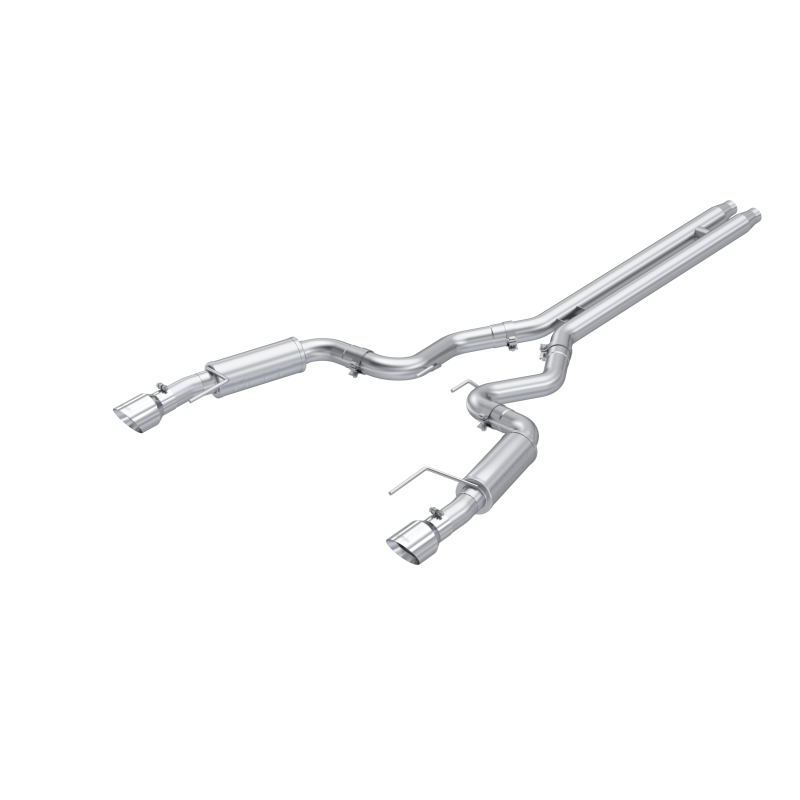 MBRP PS7253AL - MBRPS7253AL - MBRP 2024 Ford Mustang GT S650, 5.0L 3in Dual Split Rear Aluminized Steel - Shipped in Europe - Tuningsupply.com