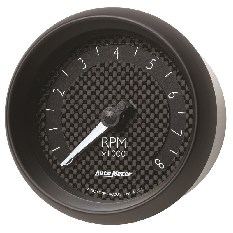 AutoMeter 8097 - ATM8097 - Autometer GT Series 3-3/8in In Dash 8K RPM Tachometer - Shipped in Europe - Tuningsupply.com