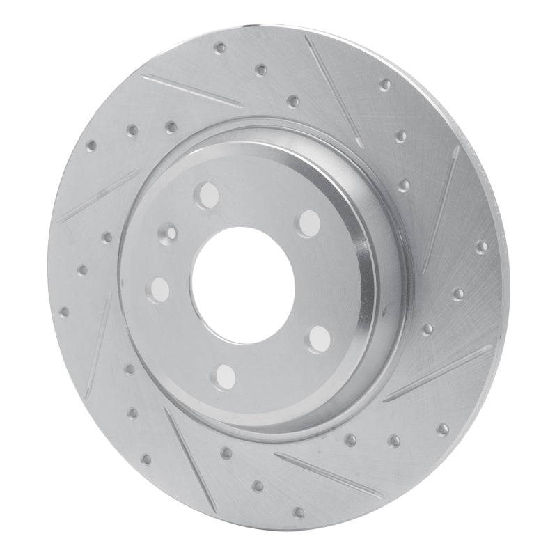 R1 Concepts 631-73061R - RNC631-73061R - R1 08-25 Audi Q5 (USA/Canada Excl Hybrid) Rear Right Drilled & Slotted Silver Brake Rotor - Shipped in Europe - Tuningsupply.com