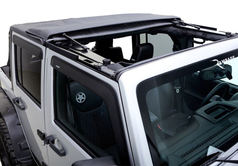 Rampage - RAM139835 - Rampage 2007-2018 Jeep Wrangler(JK) Unlimited Trailview Fastback - Black Diamond - Shipped in Europe - Tuningsupply.com