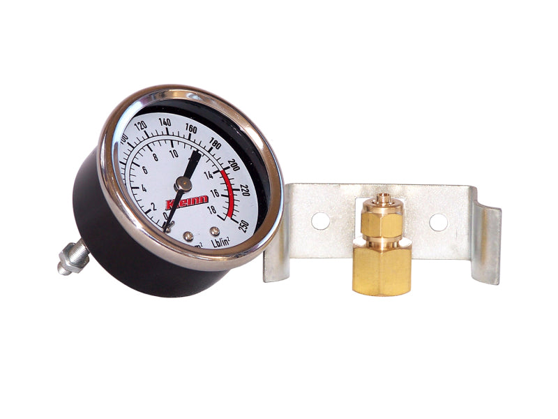 Kleinn Air Horns 1021 - KLE1021 - Kleinn Dash Mount Analog Air Pressure Gauge/ 0-250 PSI - 1/4In M NPT Inlet - Shipped in Europe - Tuningsupply.com