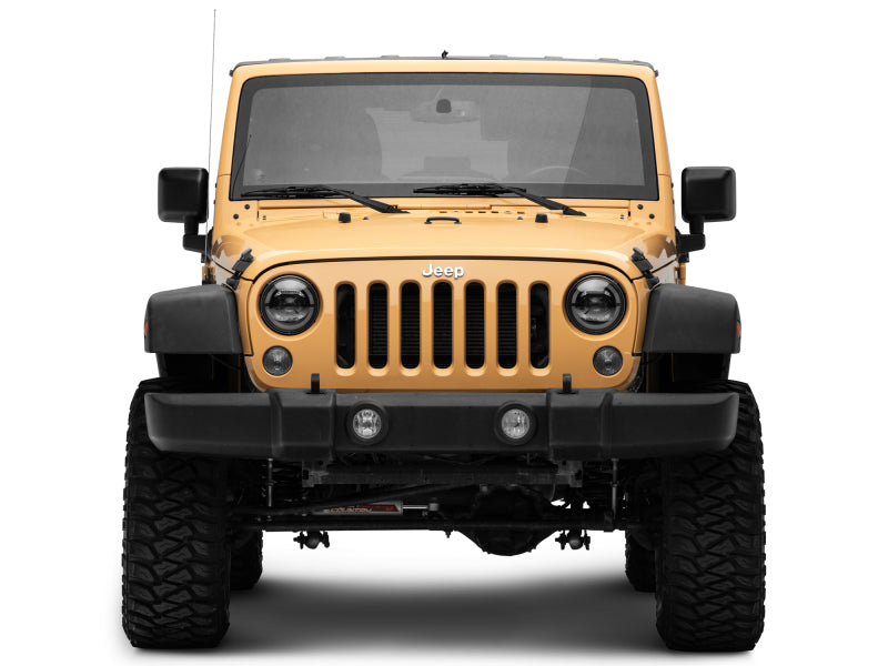 Raxiom J132813 - RAXJ132813 - Raxiom 07-18 Jeep Wrangler JK Axial Series LED Headlights- Black Housing (Clear Lens) - Shipped in Europe - Tuningsupply.com