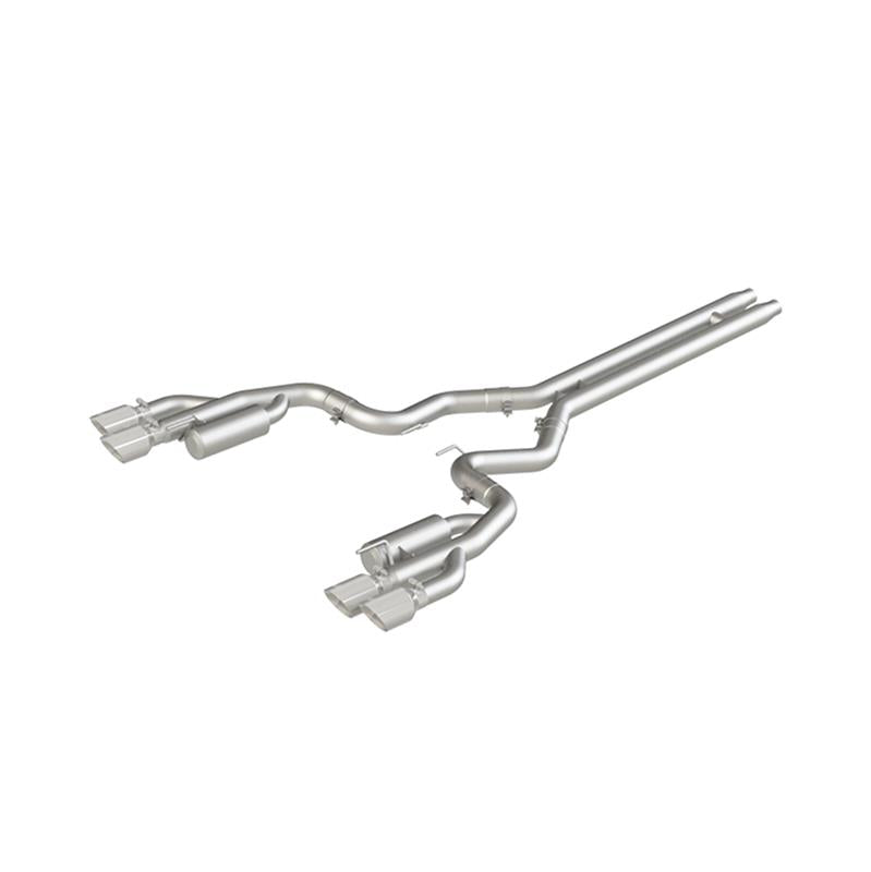 MBRP PS7207AL - MBRPS7207AL - MBRP 18-19 Ford Mustang GT 5.0 3in Cat Back Quad Tip Race Version - AL - Shipped in Europe - Tuningsupply.com
