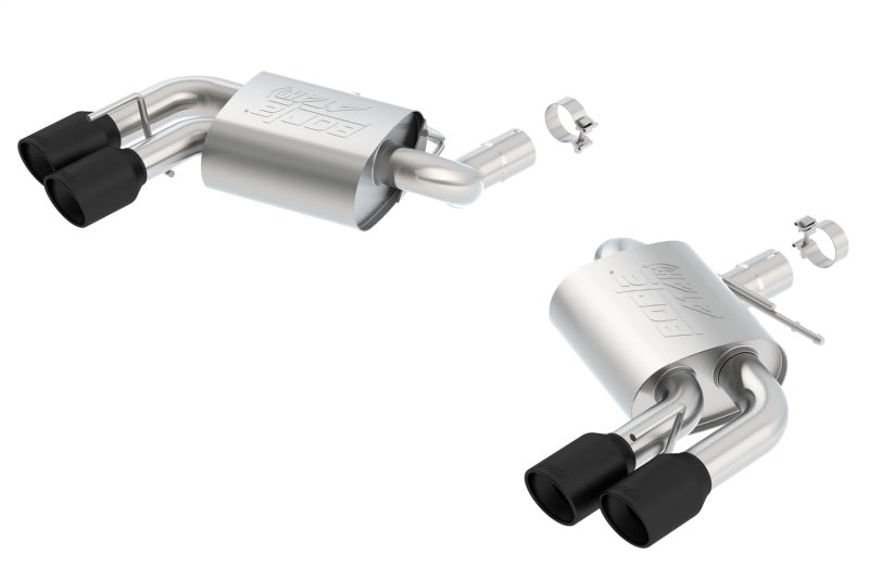 Borla 11921CB - BOR11921CB - Borla 16-18 Chevy Camaro V8 SS AT/MT ATAK Rear Section Exhaust w/o Dual Mode Valves Ceramic Black - Shipped in Europe - Tuningsupply.com
