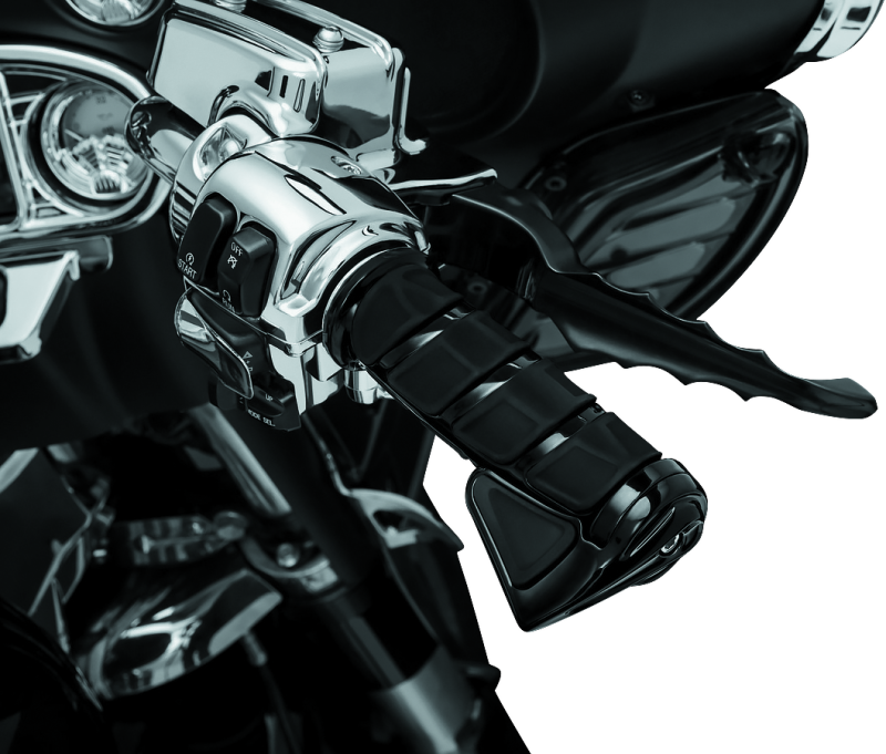 Kuryakyn 6368 - KUR6368 - Kuryakyn Kinetic Grips Indian Gloss Black - Shipped in Europe - Tuningsupply.com