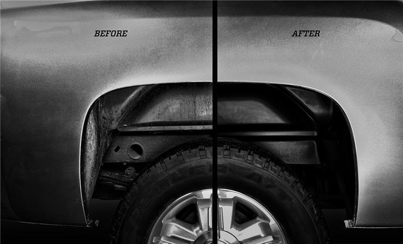 Husky Liners 79111 - HSL79111 - Husky Liners 11-14 Ford F-250/F-350 Super Duty Black Rear Wheel Well Guards - Shipped in Europe - Tuningsupply.com