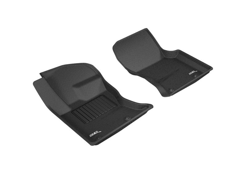 3D MAXpider L1JG01211509 - ACEL1JG01211509 - 3D MAXpider 2017-2020 Jaguar/Land Rover F-Pace/Range Rover Velar Kagu 1st Row Floormat - Black - Shipped in Europe - Tuningsupply.com