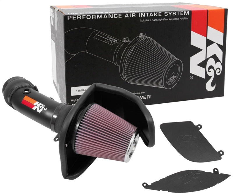K&N Engineering 69-2553TTK - KNN69-2553TTK - K&N 2017 Dodge Challenger Hellcat SC V8-6.2L F/l Typhoon Air Intake - Shipped in Europe - Tuningsupply.com