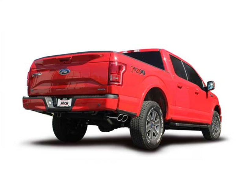 Borla 140617 - BOR140617 - Borla 15-16 Ford F-150 3.5L EcoBoost Ext. Cab Std. Bed Catback Exhaust Touring Truck Side Exit - Shipped in Europe - Tuningsupply.com