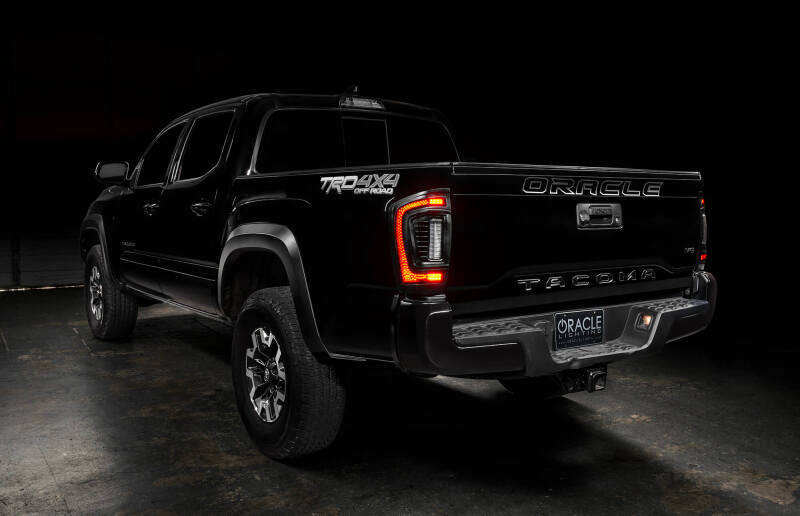 ORACLE Lighting 5911-504-T - ORL5911-504-T - Oracle Lighting 16-23 Gen 3 Toyota Tacoma Black Series Flush Style LED Tail Lights - Shipped in Europe - Tuningsupply.com
