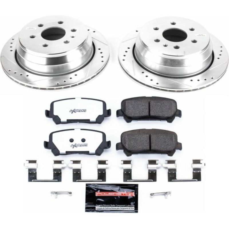 PowerStop K7127-36 - PSBK7127-36 - Power Stop 15-18 Chevrolet Colorado Rear Z36 Truck & Tow Brake Kit - Shipped in Europe - Tuningsupply.com