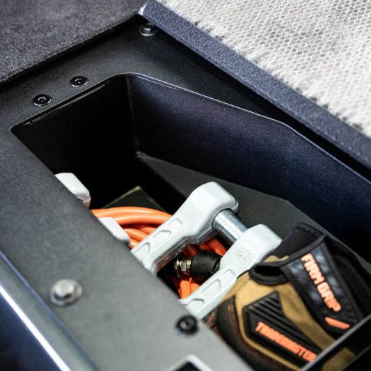 DV8 Offroad CMBR-01 - DVECMBR-01 - DV8 Offroad 21-23 Ford Bronco (Exc. Bronco Raptor) Air Compressor Mount & Storage Box - Shipped in Europe - Tuningsupply.com