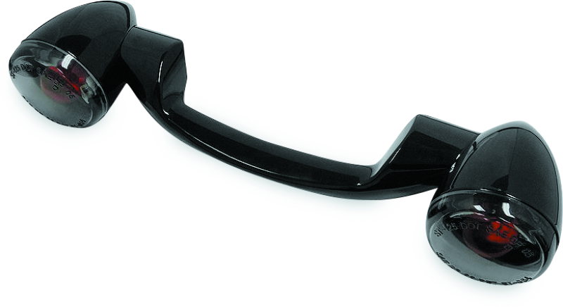 Bikers Choice 491159 - BKC491159 - Bikers Choice 91-08 Touring 86-17 FLST Narrow Black Rear Turn Signal Bar Kit W/Smoke Lens - Shipped in Europe - Tuningsupply.com