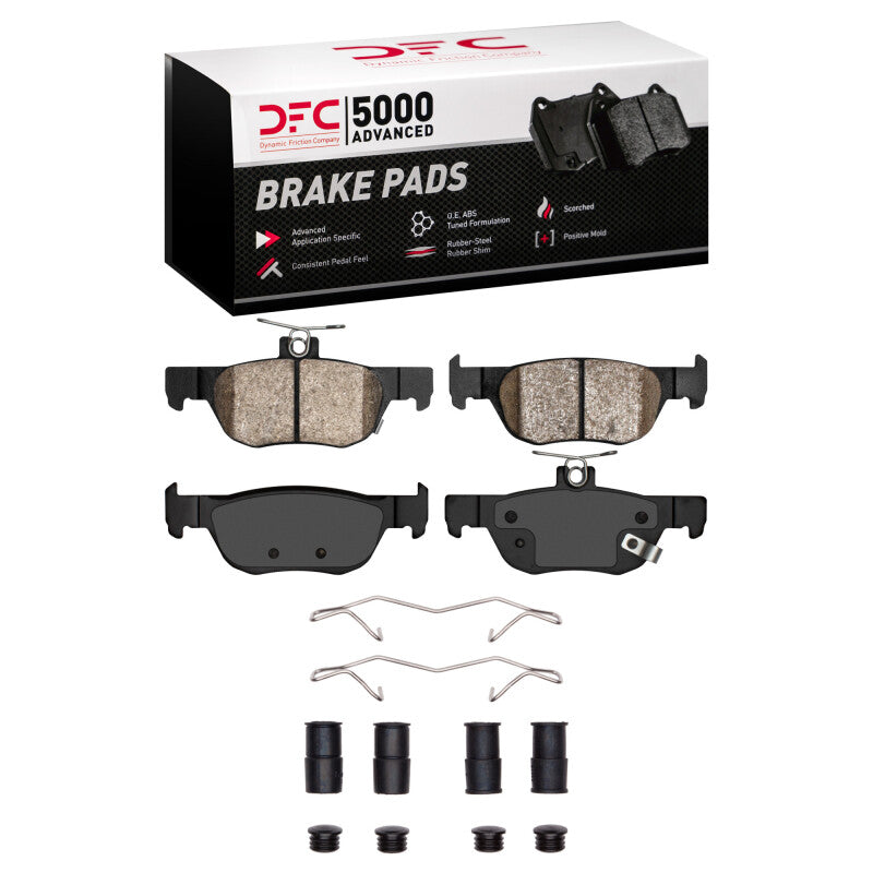 DFC 1551-2219-01 - DFC1551-2219-01 - DFC 19-25 Mazda 3 Rear 5000 Advanced Ceramic Brake Pads and Hardware Kit - Shipped in Europe - Tuningsupply.com