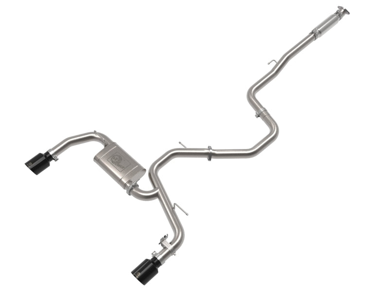 aFe 49-37028-B - AFE49-37028-B - aFe Takeda Hyundai Elantra N 22-23 L4-2.0L (t) 3in 304 SS Cat-Back Exhaust w/ Black Tips - Shipped in Europe - Tuningsupply.com