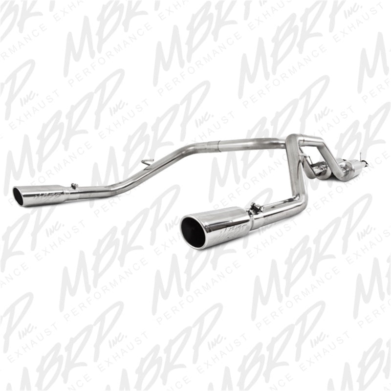 MBRP PS5312409 - MBRPS5312409 - MBRP 2009-2010 Toyota Tundra 5.7L EC-Std. & SB/CC-SB Cat Back Dual Split Rear - Shipped in Europe - Tuningsupply.com