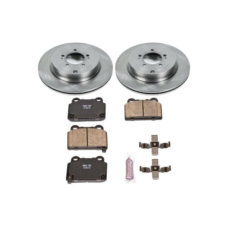 PowerStop KOE4741 - PSBKOE4741 - Power Stop 08-15 Mitsubishi Lancer Rear Autospecialty Brake Kit - Shipped in Europe - Tuningsupply.com