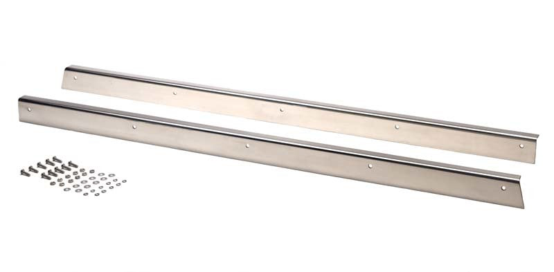 Kentrol 30413 - KEN30413 - Kentrol 55-83 Jeep CJ5 Rocker Guards Pair - Polished Silver - Shipped in Europe - Tuningsupply.com